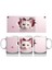 Pembe Kalplerle Süslenmiş Sevimli Kedi – Baskılı Kahve Kupası 1