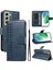 Galaxy S21 Fe Için Kılıf Darbeye Dayanıklı Koruma Şık Tasarım Deri Telefon Kılıfı Kart Yuvaları ve Bilek Kayışı ile (Yurt Dışından) 1