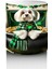 Yeşil Temalı Masada Oturan St. Patrick Bulldog – Baskılı Kahve Kupası 3