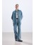 Mavi Cep Detaylı Denim Ceket 1