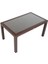 90x150 Elit Rattan Masa (Camlı) KAHVERENGİ 1