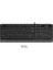 FK10 USB Kablolu Multimedia Klavye Siyah 4