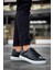J-Bx1 Bağcıklı Ortopedik Taban Günlük Erkek Spor Sneaker Ayakkabı Bt Siyah 3