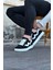 J160 Bağcıklı Ortopedik Taban Süet Erkek Sneaker Günlük Ayakkabı Bt Siyah/beyaz 4