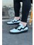 J160 Bağcıklı Ortopedik Taban Erkek Sneaker Günlük Ayakkabı St Beyaz/siyah 1