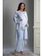 Mavi Özel Tasarım Hamile ve Lohusa Pijama Takım 3'lü Set - 2xl 1