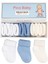 Organik Pamuk Unisex 5'li Kutulu Premium Yeni Doğan Bebek Çorabı 1
