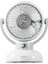 EFN12 Krem 1200mAh 3 Hız Kademe Led Işıklı Retro Masaüstü Usb Fan 1