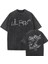 Rapçi Lil Peep Crybaby Müzik Albümü T-Shirts Erkek Kadınlar Vintage Yıkanmış Pamuklu Tişört Yaz O Yaka Kısa Kollu Tees Sokak Giyim Renk: Siyah T-F2143-./SIZE:S (Yurt Dışından) 1