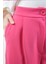 Tesettür Pantolon Double Mira Cepli Palazzo Pantolon Pembe 5