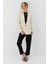 Keten Blazer Ceket Natural 1