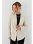 Keten Blazer Ceket Natural 3