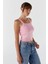 Askılı Triko Bluz Pembe 4