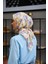 Harmony Collection Soft Eşarp Bej Gök Mavi 1177-11 4