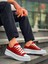 J-Cx-3 Bağcıklı Ortopedik Rahat Taban Kısa Erkek Sneaker Spor Ayakkabı Bt Bordo 1