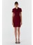Polo Yaka Elbise Bordo 3