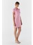 Polo Yaka Elbise Pembe 1