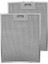2 Adet W10915369 Davlumbaz Yağ Filtresi W10727013 Whirlpool, Jenn Air, Kitchen Aid, Alüminyum Ağ Yağ Havalandırma Filtresi (Yurt Dışından) 2