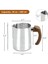 Süt Köpürtme Sürahisi 20 Oz (600ML), Anti-Haşlanma Saplı Espresso Buharlı Sürahiler, Süt Köpürtme Kupası Paslanmaz Çelik (Yurt Dışından) 3