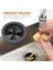 2'li Paket Lavabo Backsplash Çöp Imha Splash Guard Gıda Atık Öğütücü Splash Guard Yaka Yedek Sessiz Kapak (Yurt Dışından) 5