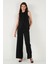 Wide Leg Orta Yüksek Bel Bol Paça Kumaş Pantolon Bayan Pantolon 6522974 6