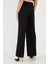 Wide Leg Orta Yüksek Bel Bol Paça Kumaş Pantolon Bayan Pantolon 6522974 7