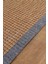 0465-GRI Kumaş Bordür Sisal Halı Kilim Hav Toz Vermez Kolay Temizlenen Hasır Kilim 5