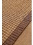 0465-KAHVERENGI Kumaş Bordür Sisal Halı Kilim Hav Toz Vermez Kolay Temizlenen Hasır Kilim 5