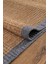0465-GRI Kumaş Bordür Sisal Halı Kilim Hav Toz Vermez Kolay Temizlenen Hasır Kilim 3