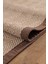 0408-KAHVE Kumaş Bordür Sisal Halı Kilim Hav Toz Vermez Kolay Temizlenen Hasır Kilim 3