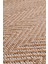 0408-KAHVE Kumaş Bordür Sisal Halı Kilim Hav Toz Vermez Kolay Temizlenen Hasır Kilim 4