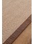 0408-KAHVE Kumaş Bordür Sisal Halı Kilim Hav Toz Vermez Kolay Temizlenen Hasır Kilim 5