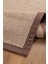 0408-KAHVE Kumaş Bordür Sisal Halı Kilim Hav Toz Vermez Kolay Temizlenen Hasır Kilim 6