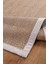 0408-KREM Kumaş Bordür Sisal Halı Kilim Hav Toz Vermez Kolay Temizlenen Hasır Kilim 6