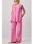 Lınen Textured Vest Trousers Set 1