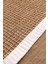 0465-KREM Kumaş Bordür Sisal Halı Kilim Hav Toz Vermez Kolay Temizlenen Hasır Kilim 5