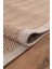 0408-BEJ Kumaş Bordür Sisal Halı Kilim Hav Toz Vermez Kolay Temizlenen Hasır Kilim 3