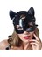 Kadın Kedi Maskesi Yarım Yüz Kedi Maskesi Deri Kedi Kulakları Maskesi Cosplay Kostüm Aksesuarı, Kırmızı (Yurt Dışından) 2