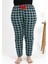 Kadın Pamuklu Büyük Beden Alt Pijama Turkuaz 2