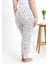 Kadın Pamuklu Büyük Beden Alt Pijama Ekru 4