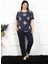 Kadın 5xl-6xl-7xl-8xl Büyük Beden Kısa Kol Pijama Takım 75005 3