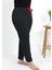 Kadın Pamuklu Büyük Beden Alt Pijama Siyah 4