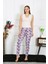 Kadın Pamuklu Tek Alt Pijama 27519 2