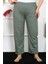 Kadın Pamuklu Büyük Beden Alt Pijama Yeşil 2