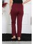 Kadın Pamuk Penye Tek Alt Pijama Bordo 27513 5