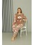 Welsoft Polar Kadın Büyük Beden Sütlü Kahve Pijama Takımı 808044 4