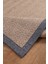 0408-GRI Kumaş Bordür Sisal Halı Kilim Hav Toz Vermez Kolay Temizlenen Hasır Kilim 6