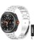 Samsung Galaxy Watch 8 40mm 44mm Classic 46mm Kordon Klipsli Metal Kordon 04 +Kısaltma Aparatı 1