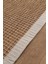 0465-BEJ Kumaş Bordür Sisal Halı Kilim Hav Toz Vermez Kolay Temizlenen Hasır Kilim 5