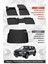 Nissan X-Trail Elektrikli 2022+ Uyumlu 4.5d Premium Havuzlu Oto Paspas ve Liner Marka 3D Bagaj Havuzu 1